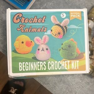 Crochet Animals Beginners Kit - Multicolor